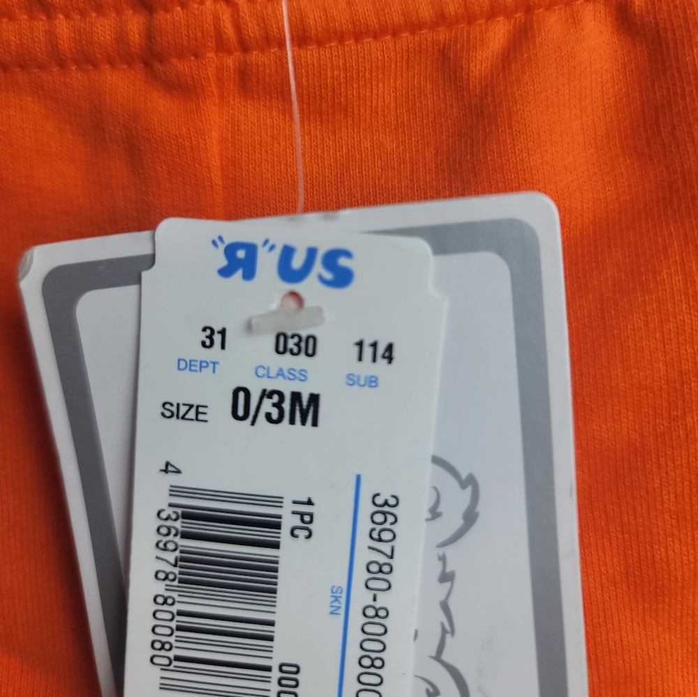 0/3m NWT infant pumpkin pants - Picture 2 of 3
